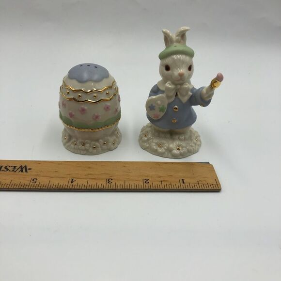 Lenox Occasions Easter Bunny and Egg Salt and Pepper Shaker Set Seasonal Decor - Picture 12 of 12